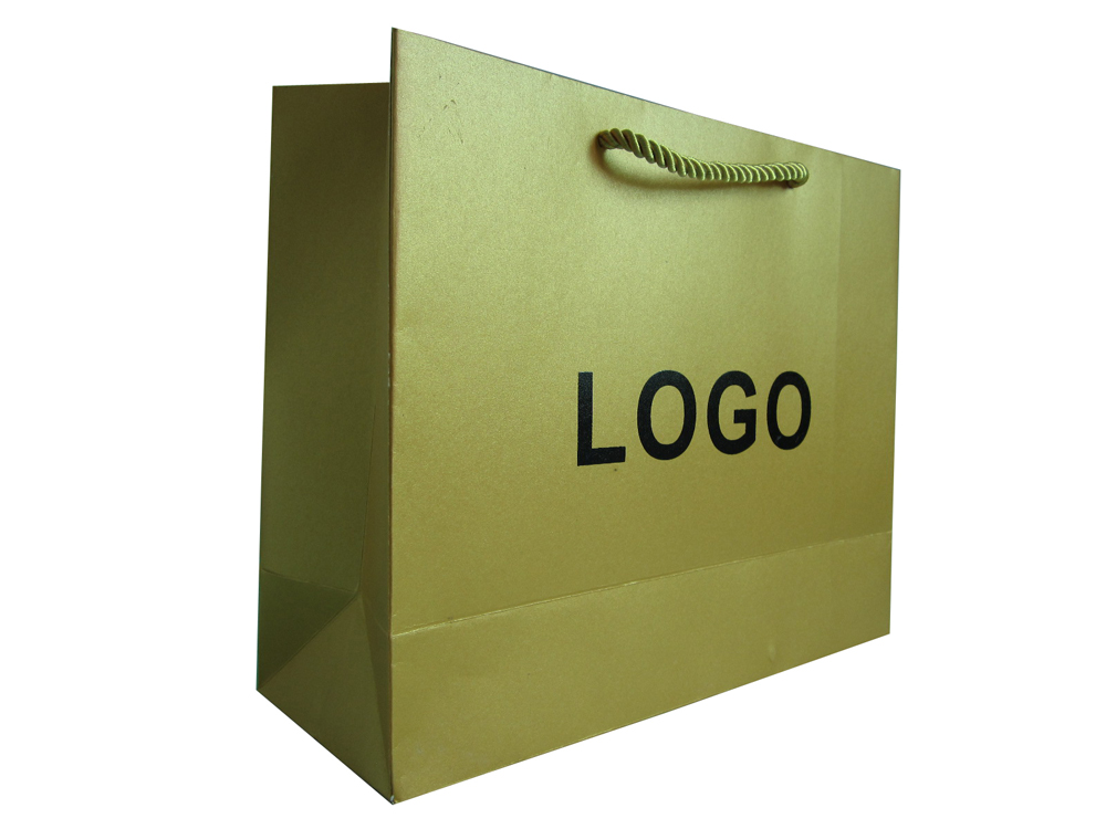 pearlized luxury paper bag